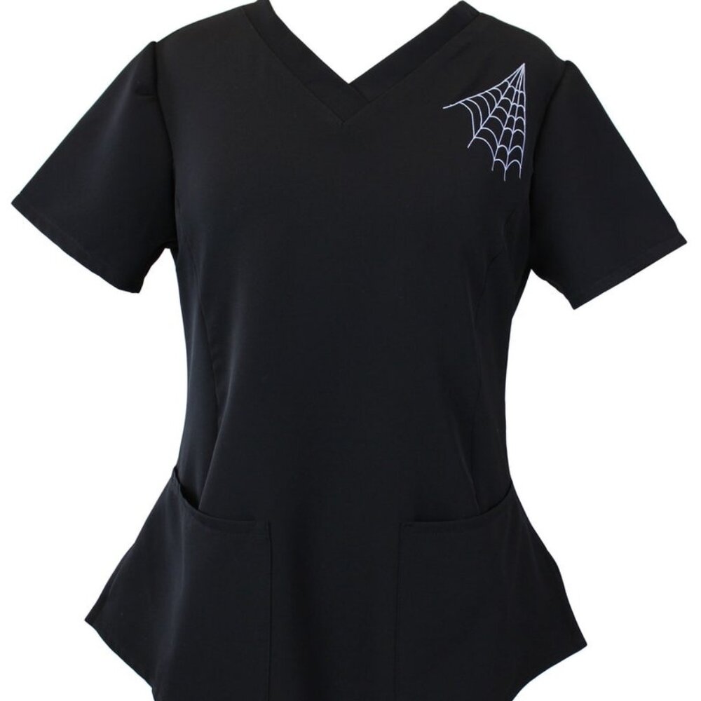 Spider Web Medical Scrub for Women